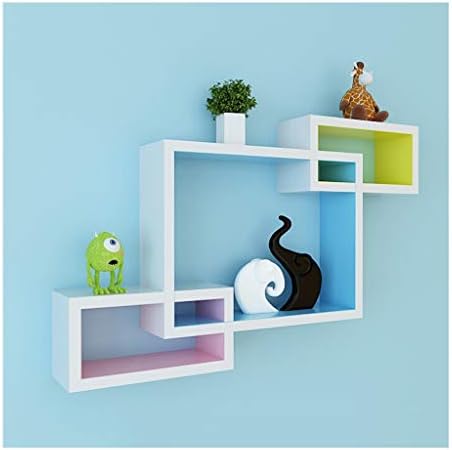 Prateleiras caseiras de JyxCoshelf, unidades de prateleiras montadas na parede modernas minimalistas criativos da parede de parede de decoração da estação de armazenamento da sala de estar de tv rack de blapboard, racks de armazenamento