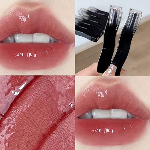 Lápis de lápis de lábios transparentes não desbotamento Longo Lip Lip Gloss Plumper Gloss e não é fácil de desbotar hidratar