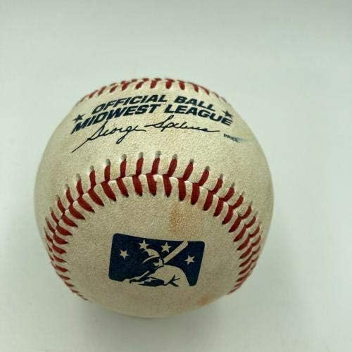 Corey Seagre assinado jogo usado 3º home run de beisebol 4-27-13 PSA DNA COA-MLB Game Usado Baseballs usados