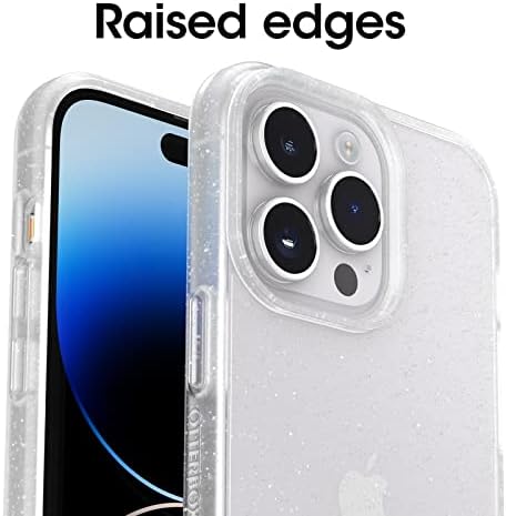 OtterBox iPhone 14 Pro Prefix Series Case-Stardust, Ultra-Thin, Pocketledly, bordas elevadas Proteger a câmera e tela, compatível