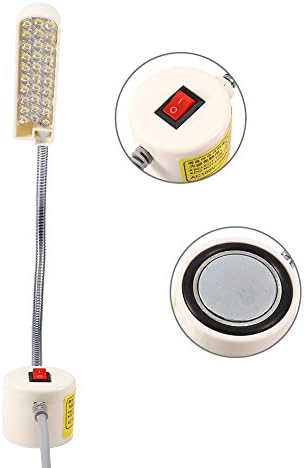 Luz de máquina de costura de LED, 1pc AC 110V-250V 30 LED portátil LED LED multifuncional Lâmpada flexível Base