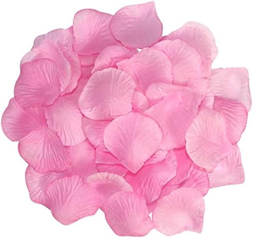 Millennial Essentials 1120 PCs Artificial Silk Rose Petals Flower Petals para festa de decoração de casamento Dia dos namorados