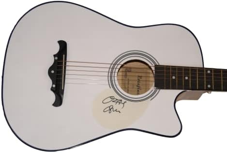 Ozzy Osbourne assinou o autografado guitarra acústica em tamanho real com James Spence Authentication JSA Coa - Black