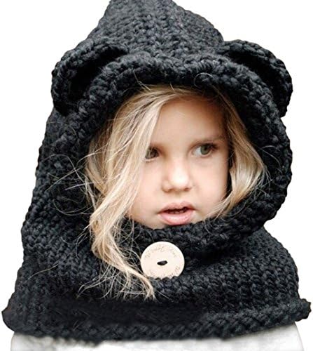 Chapéus de malha para crianças de bevácia lenços de capuz de flapa de ouvido de tamanho grande