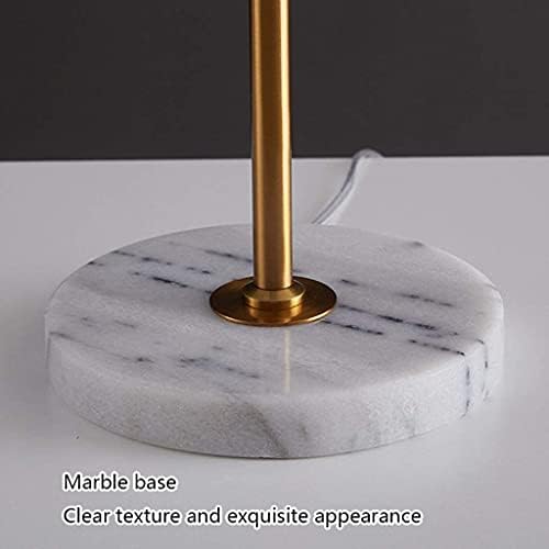 Lâmpada de mesa de metal de mesa Zhaoleei com 2 PCs White Matte Globe Gold Gold Gold Gold Light Bedside Lamp