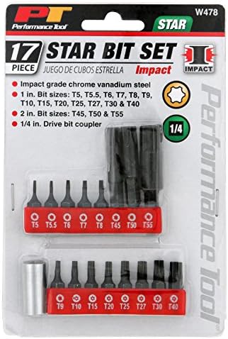 Ferramenta de desempenho W3246 10pc 1 Vários de bits de impacto