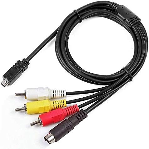 Av A/V Audio Video TV Cable/Cord/Lead para Sony Handycam DCR-DVD108/E DCR-SX70 E CORMcorder