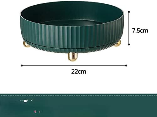 Slyko O armazenamento de cozinha de armazenamento de cozinha multifuncionalidade de prateleira rotativa tempero rack rack rack de tempero caixa de tempero de artefato doméstico verde 【s 【s】