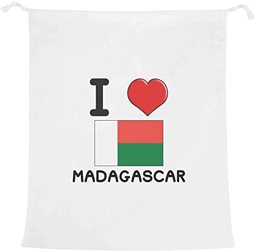 Azeeda 'I Love Madagascar' Lavanderia/Bolsa de Lavagem/Armazenamento