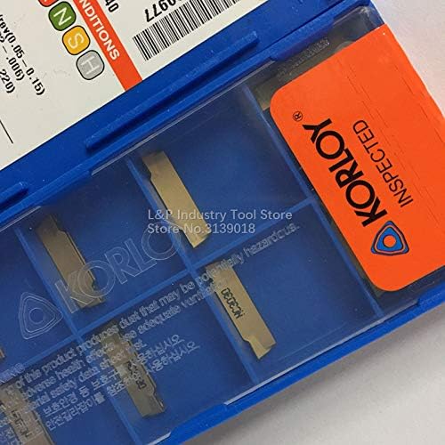 Partes da ferramenta Novo Korloy de boa qualidade Inserções de carboneto mgmn200-m nc3030 Turning Tool Mgmn200m NC3030