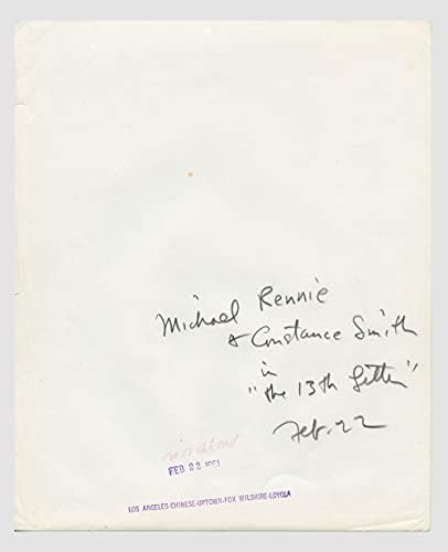 Michael Rennie Constance Smith Filme Photo Original Vintage 1951 A 13ª letra