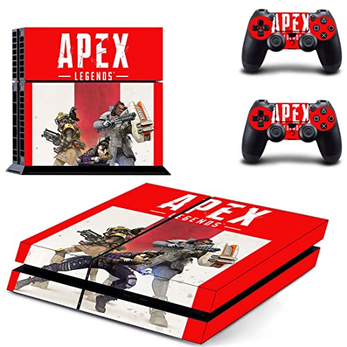 Legends Game - APEX Game Battle Royale Bloodhound Gibraltar PS4 ou PS5 Skin Stick para PlayStation 4 ou 5 Console e 2 controladores decalque vinil V11293