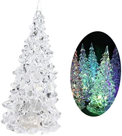 Luzes decorativas de bestoyard LED LED Night Night Nightlight for Kids Miniature Christmas Tree Tree Modelo