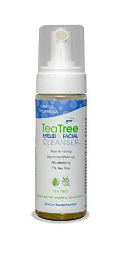 Olhe Eco Gentle Fórmula Tree Tree Tree Palienta e Cleanser Facial-Cleanser de rosto não irricado e espumante com
