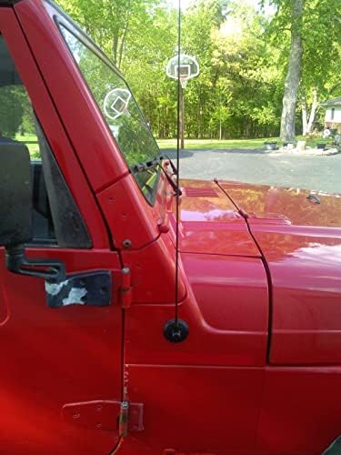 Antena de carro feita para Jeep Wrangler YJ TJ 1987-2006 - Antena de 31 polegadas Mastro - Substituição de antena de carro de