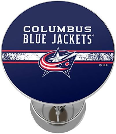 Marca de marca comercial NHL Columbus Blue Jackets Chrome Pub Table