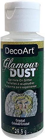 Decoart Das37-3 Glamour Dust Glitter Flakes Crystal, Multicolor