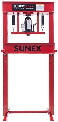 Sunex 5720 Manual Hydraulic Shop Press, 20 toneladas