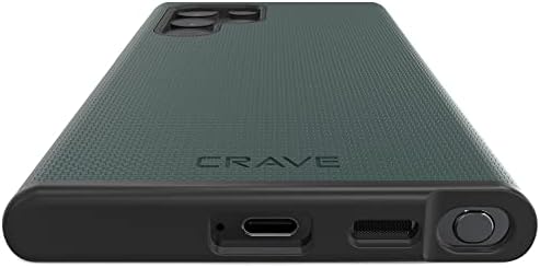 Crave Guarda dupla para Samsung Galaxy S22 Caso Ultra, Proteção à prova de choque Case de camada dupla para Samsung Galaxy S22