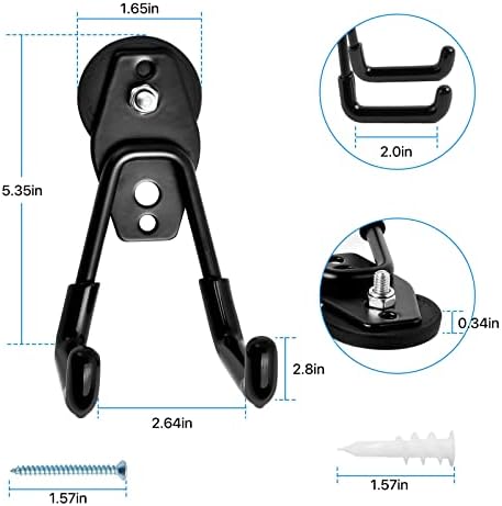 Ganchos magnéticos da Worldity 3 embalam, ganchos magnéticos pesados, fortes ganchos magnéticos de garagem com ganchos de revestimento
