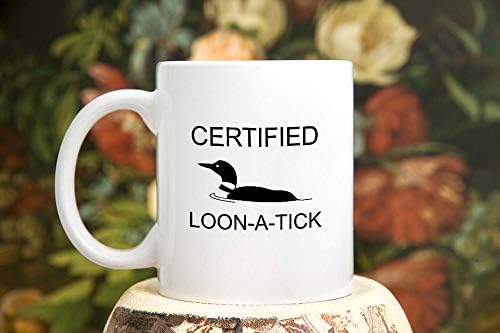 Loon Bird Lover-caneca certificada loon-a-tick