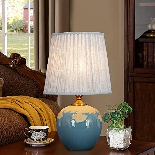 Wlbhwl 20 American Table Lamp de mesa Lâmpada contemporânea de cabeceira transitória Lâmpada de mesa de cabeceira