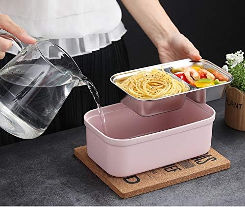 Contêineres de almoço empilháveis ​​Caixa de bento para adultos Lunchbox empilhável Bento Bento Caixa