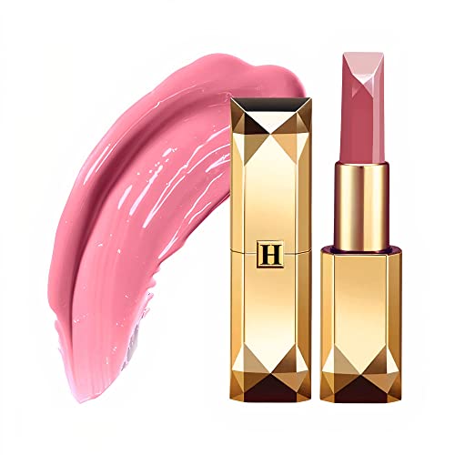 H Henlics Velvet hidratante batom com longa duração, 0,14 onça, Sakura Pink