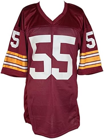 Chris Hanburger autografou Jersey NFL Washington Comandantes JSA CoA