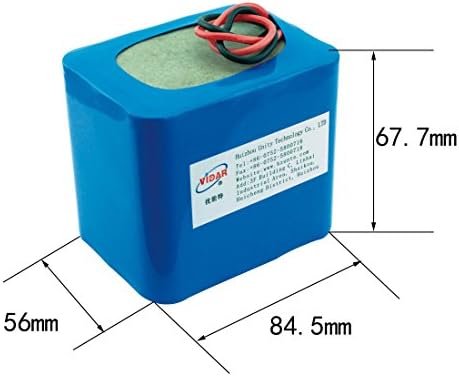 Bateria de íons de lítio recarregável - VIDAR 24V 6200mAh Bateria de íons de lítio de alta capacidade para eletrônicos,