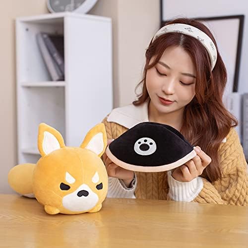 Zhongli Genshin Impact Plush Gorou Dog Pluushie Cute Pillow Pluushie Presentes para crianças namorada 8.27'Ix14.96 '' '