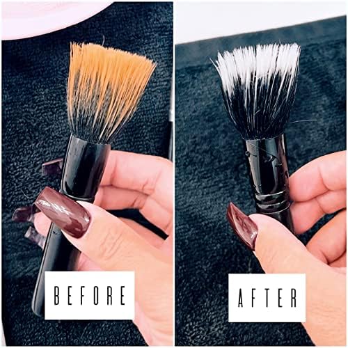 Jego Beauty Makeup Brush Cleanner Liquid - Limpador de esponja | Solução de limpeza de escovas de maquiagem | 2 garrafas 8oz