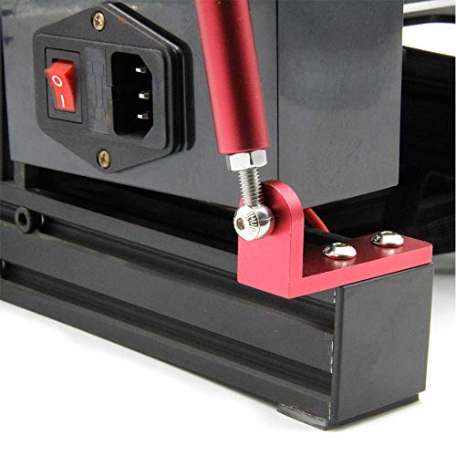 Zeberoxyz Red Supporting Rod Conjunto para a impressora 3D Ender, DIY Atualizar peças de suprimento de impressora 3D para