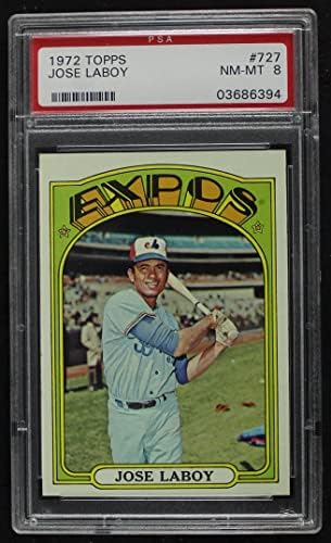 1972 Topps 727 Jose LaBoy Montreal Expos PSA PSA 8.00 Expos