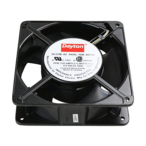 Dayton 4WT49 Fan, Axial, 55 CFM, 115 V