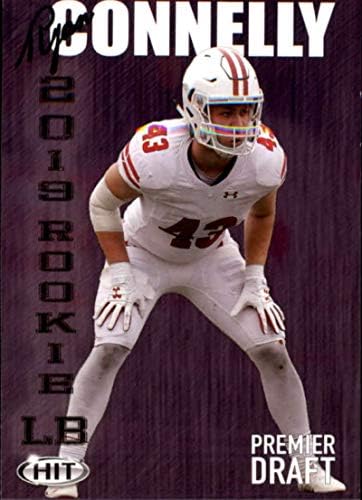 2019 Sage Hit Premier Draft High Series 83 Ryan Connelly RC ROOKIE WISCONSIN FUTEBLE TRADING CART
