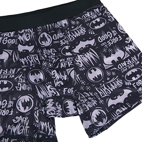 DC Comics Batman Superhero Boxer Socks Set Batman Mens Sock & Underwear Combo Conjunto - Batman 90s