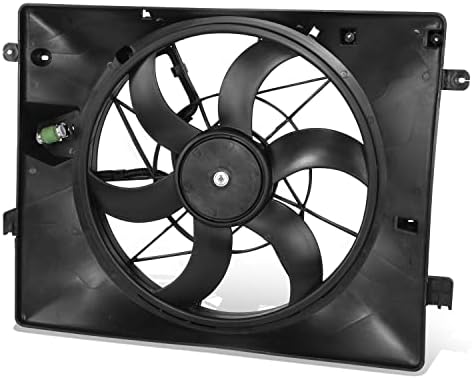 Hy3115128 Estilo de fábrica Montagem do ventilador de resfriamento do radiador compatível com o Genesis Coupe 3.8L 2010-2012,