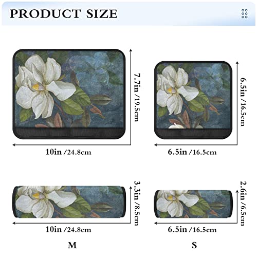 Flores Magnolia Jasmim Capas de correção de assento para bebês crianças 2 PCs tiras de assento de carro almofadas de almofadas