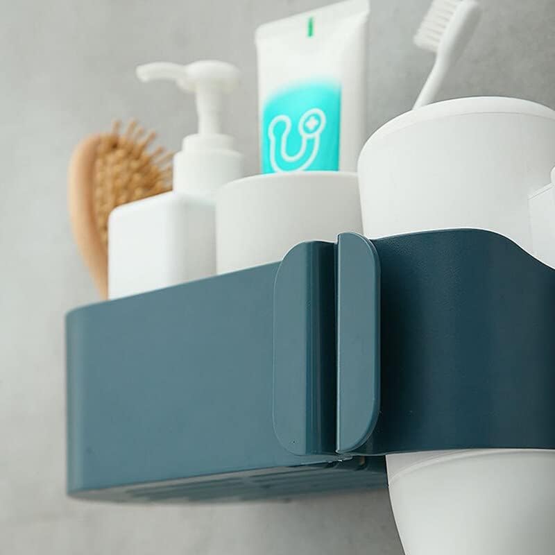 Espaço de armazenamento ABS montado na parede Economizando banheiro universal secador de cabelo de cabelo autoadesivo portador de pente de banheiro ferramentas de armazenamento de banheiro