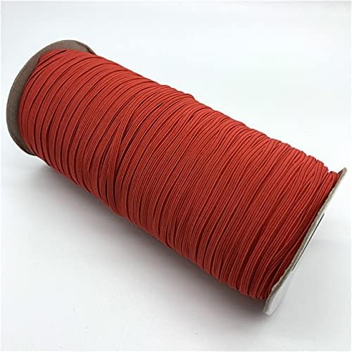 Selcraft 3mm 7mm 10mm 5yards/lote vermelho de alta costura elástico de alta banda elástica compatível com faixa de borracha
