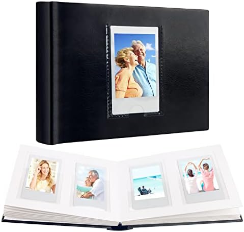 64 bolsos mini álbum de fotos com espaço de escrita, janela da frente, álbuns de fotos Polaroid de 3 polegadas para