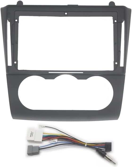 Yuyue Electronic 2din Car DVD Frame Adapting Adapting Dash Kits Trim Kits Facia Painel 9 Compatível com Nissan Sentra Teana