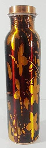 Nams Indian Ayurvédico Indian Handicraft Multicolour Pure Bottle com muitos Benifits 1000 ml de cobre