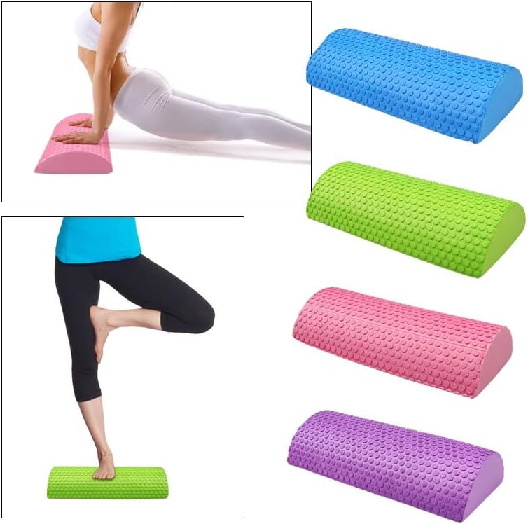 Yoga Pilates Fitness Equipment Meia redonda EVA Balanço de balanço de espuma Mat Yoga com massagem ponto flutuante 30-45cm 瑜伽普拉提 器材