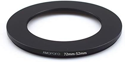 Universal 72-55mm /72mm a 55mm de filtro de anel para baixo de 55 mm para adaptador para UV, ND, CPL, adaptador de anel de metal para baixo