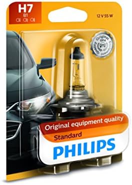 Philips 12972B1 H7 Bulbo de farol de halogênio padrão, 1 pacote