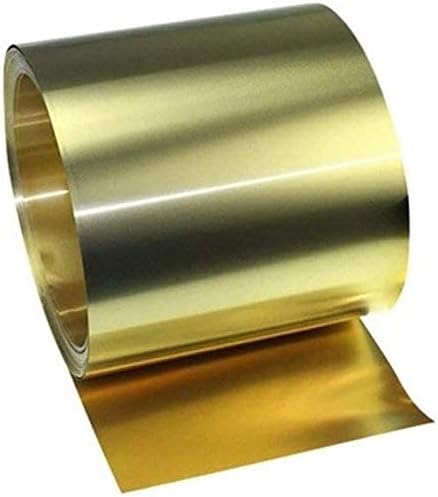 Placa de latão Copper Metal Foil Roll Brass Cu Metal Sheet Strip de cobre para artesanato cortado Diy Fazendo placa de