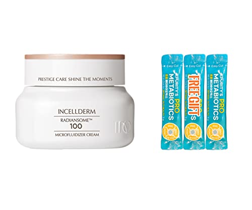 Cuidados com a pele do Incellderm, Radiansome ™ 100 Microfluidizer Creme, K-Beauty, pele brilhante