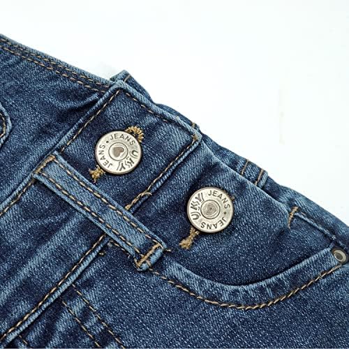 Macacias de jeans de garotinhas do Kidscool Space, meninos de jeans ajustáveis ​​de garotos ajustáveis